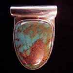 Pendant from Turquoise from Kingman AZ